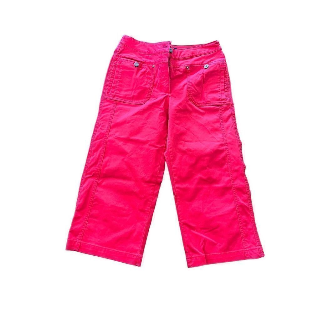 Westbound, red capris, size 8